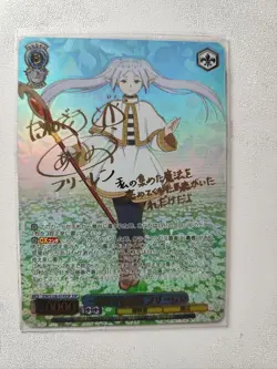Signed Weiss Schwarz Magic SSP SFN/S108-074SSP Frieren Beyond Journey's End - Image 1