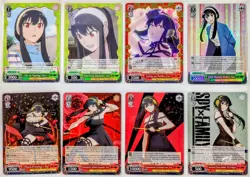 Weiss Schwarz SPY x FAMILY Yor Lot x8 – RR R SR Character Bundle NM - Image 1