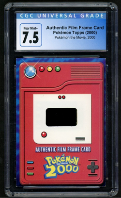 Pokemon Topps Authentic Film Frame Card 2000 Pokemon the Movie: 2000 CGC 7.5 - Image 1