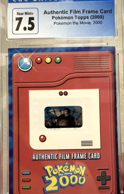 Pokemon Topps Authentic Film Frame Card 2000 Pokemon the Movie: 2000 CGC 7.5 - Image 3