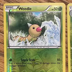 Beedrill Kakuna Weedle 2013 BW Plasma Freeze Reverse & Normal 6 Card Lot - Image 3