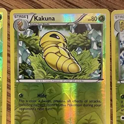 Beedrill Kakuna Weedle 2013 BW Plasma Freeze Reverse & Normal 6 Card Lot - Image 5
