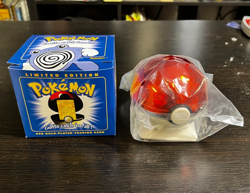 1999 BURGER KING POKEMON 23K GOLD PLATED CARDS POLIWHIRL SEALED BLUE BOX VINTAGE - Image 1