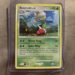Pokemon tcg sp card Roserade 13/130 Diamond and Pearl Holo vintage 2007 rare - Image 1