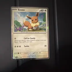 Pokemon Eevee 043 Sv: Scarlet & Violet Promo Holo Basic 60HP English Card - Image 1