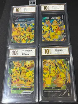 Pikachu V-union Promo 109/S-P - 112/S-P Combination Set - Pokemon Card Grade 10 - Image 1