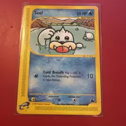 Seel 94/144 Skyridge e-reader 2003 Pokemon Card - LP/NM - Image 1