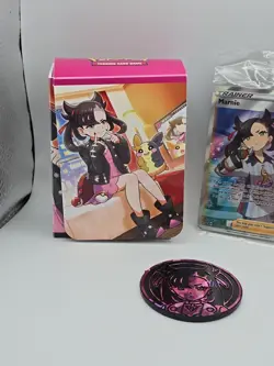 Pokemon Marnie Morpeko Deck Box Card Sleeves and Token Coin + Dice - Image 2