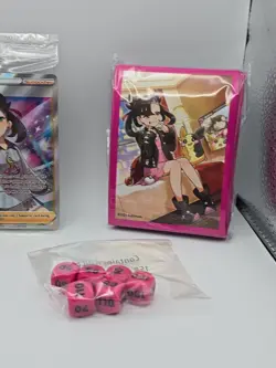 Pokemon Marnie Morpeko Deck Box Card Sleeves and Token Coin + Dice - Image 4