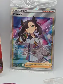Pokemon Marnie Morpeko Deck Box Card Sleeves and Token Coin + Dice - Image 5