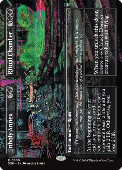 Unholy Annex // Ritual Chamber (Borderless) [DSK - 339] - NM [Normal] TCG MTG - Image 1