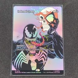 Infernal Grasp - 0018 - M - Borderless - Foil - Marvel's Spider-Man - MTG - NM/M - Image 1