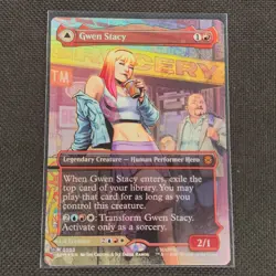 Gwen Stacy - 0202 - M - Borderless - Foil - Marvel's Spider-Man - MTG - NM/M - Image 1