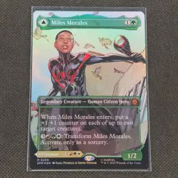 Miles Morales - 0234 - M - Borderless - Foil - Marvel's Spider-Man - MTG - NM/M - Image 1