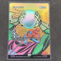 Traumatize - 0015 - M - Borderless - Foil - Marvel's Spider-Man - MTG - NM/M - Image 1