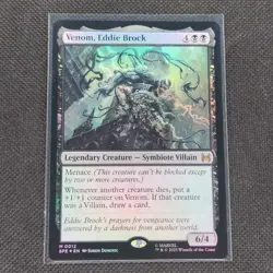 Venom, Eddie Brock - 0012 - M - Foil - Marvel's Spider-Man - MTG - NM/M - Image 1