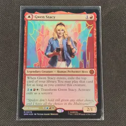 Gwen Stacy - 0078 - M - Foil - Marvel's Spider-Man - MTG - NM/M - Image 1