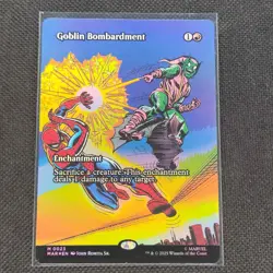 Goblin Bombardment - 0023 - M - Borderless - Foil - Spider-Man - MTG - NM/M - Image 1