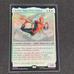 Spider-Man, Peter Parker - 0004 - M - Foil - MTG - Marvel's Spider-Man - NM/M - Image 1