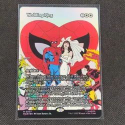 Wedding Ring - 0007 - M - Borderless - Foil - Marvel's Spider-Man - MTG - NM/M - Image 1