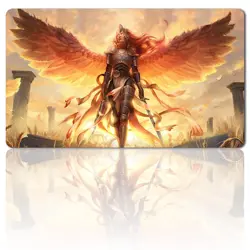 Aurelia, Angel Warrior - Board Game MTG Playmat Mousepad Playmat of TCG CCG - Image 1