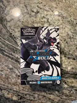 Pokemon TCG Scarlet Violet Black Bolt Booster Bundle New Sealed - Image 1