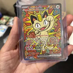 Pokemon Perfect Order Meowth EX Special Illustration Rare 121/088 ⭐ - Image 2