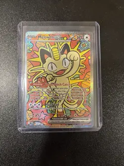 Pokemon Perfect Order Meowth EX Special Illustration Rare 121/088 ⭐ - Image 3