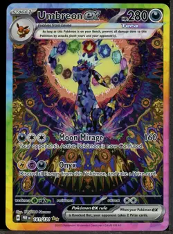 2025 Pokemon PRE EN Special Illustration Rare #161 Umbreon ex - Image 1