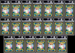 Lot of (20) 2025 Pokemon SV-P Japanese Illustration Contest #242 Pikachu PSA 10 - Image 2