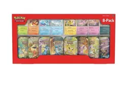 Pokemon TCG: Prismatic Evolutions Costco Mini Tins 8 Pack - New & Sealed - Image 1