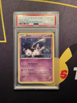 2017 POKEMON XY BLACK STAR PROMO MEW #XY192 HOLO PSA 7 NEAR MINT - Image 1