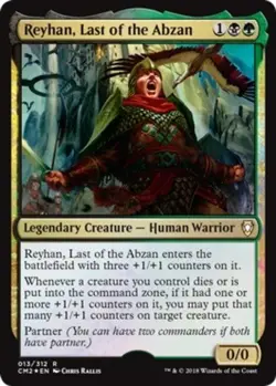 MTG Reyhan, Last of the Abzan, Light Play, English Commander Anthology Volume II - Image 1
