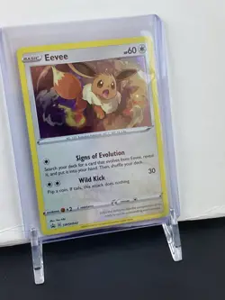 Pokemon Eevee TCG Sword & Shield Promo SWSH042 Black Star - Image 3