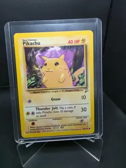 2x Pikachu 87/130 Base Set 2 Pokemon Cards WOTC Vintage 1999 NM - Image 5