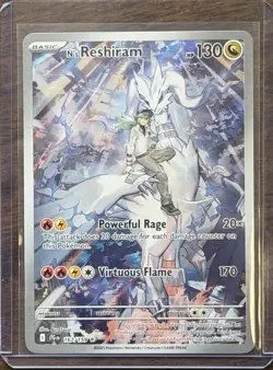 Pokemon TCG N’s Reshiram 167/159 SV09 Journey Together Holo Ultra Rare - Image 1