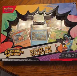 Pokemon TCG Ascended Heroes First Partners Deluxe Pin Collection Box 3x new - Image 2
