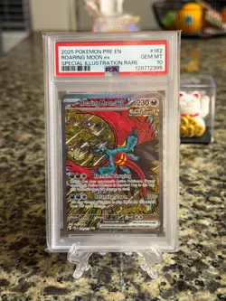 Pokemon Roaring Moon 162/131 - PSA 10 Prismatic Evolutions - Image 1