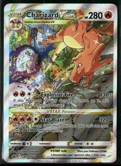 2022 Pokemon Sword & Shield Promo Charizard VSTAR SWSH262 - Image 1