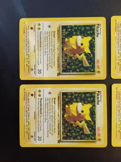 Pokemon ENG Near Mint 4x Ivy Pikachu No. 1 Promo Giogatori LPPcollecting Stamp 2 - Image 2