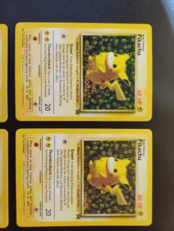 Pokemon ENG Near Mint 4x Ivy Pikachu No. 1 Promo Giogatori LPPcollecting Stamp 2 - Image 3