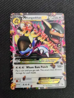 Mega Kangaskhan EX 79/106 Pokemon Flashfire HP - Image 2