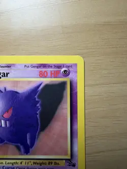 Pokemon Gengar 20/62 Fossil Unlimited Edition Regular Rare Non-Holo LP-MP - Image 3