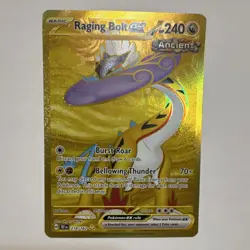 Pokemon TCG Raging Bolt EX 218/162 SV05 Temporal Forces Hyper Rare Holo 240 HP - Image 1