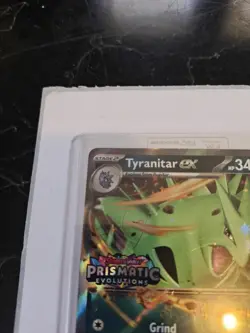 Tyranitar ex #064 NM Double Rare Stamped Promo Prismatic Evolution Pokemon TCG - Image 3