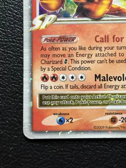 2009 Pokemon Charizard G LV.X #DP45 Diamond and Pearl Black Star Promo Holo MP - Image 4