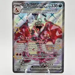 Pokemon Charizard ex SVP 074 Black Star Promo Full Art Holo NM - Image 2