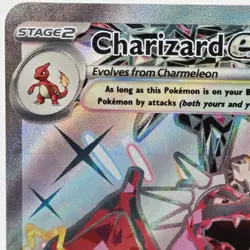 Pokemon Charizard ex SVP 074 Black Star Promo Full Art Holo NM - Image 4