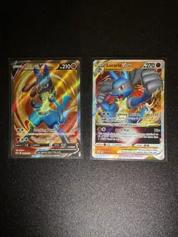 Pokemon: Lucario V - SWSH213 & Lucario Vstar SWSH214 Promos (one of each) - Image 1