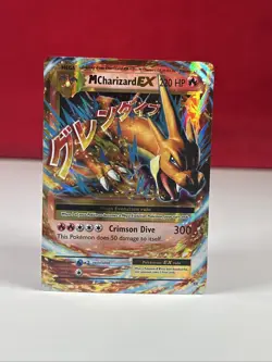 Pokemon TCG M Charizard EX 13/108 Ultra Rare XY Evolutions 2016 NM w/Mega Sleeve - Image 1